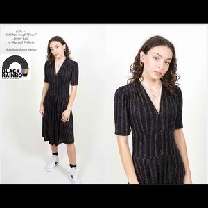 Saint Geraldine metallic party dress with slip